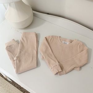 Mebie Baby ribbed pajama set